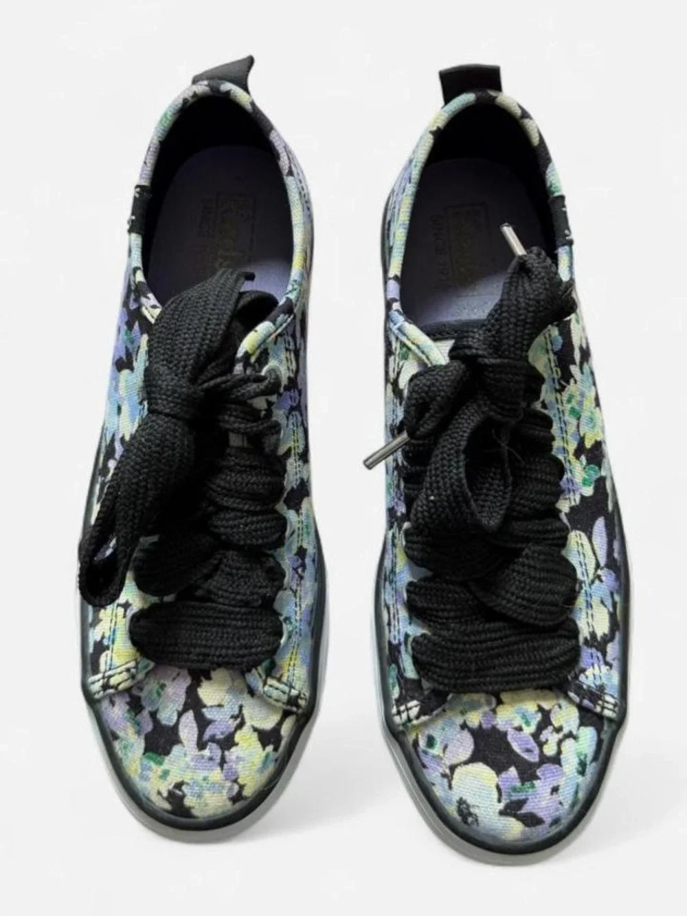 Keds | Blue Floral Print | Platform Sneakers | Size 6